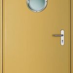 Colour fire-rated door