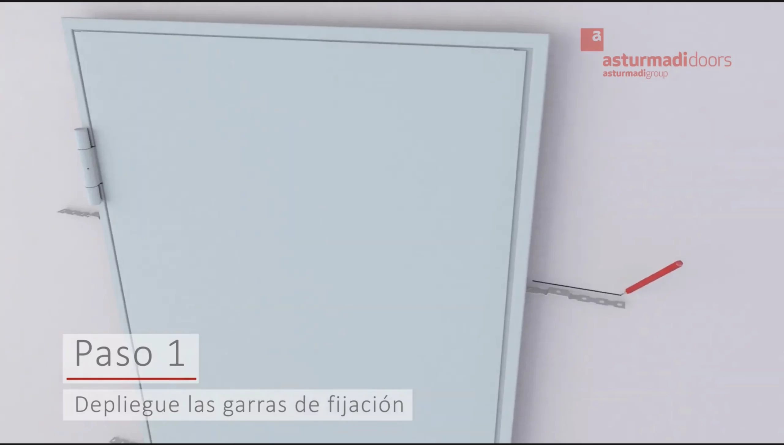 Cómo instalar una puerta cortafuegos | Marco Z con garras